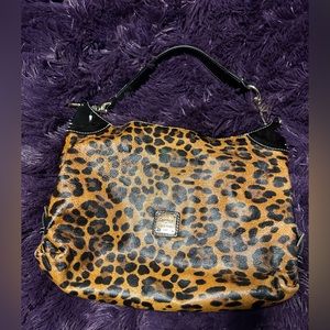 Leopard print with black strap